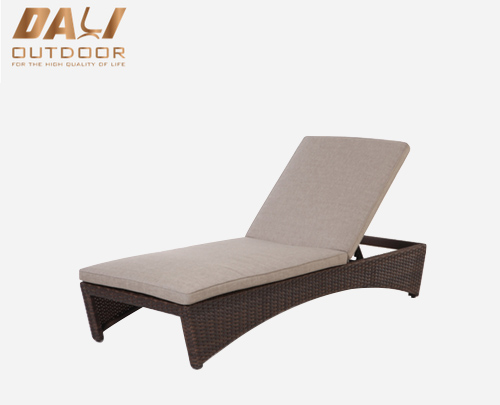 Modernes Design, Aluminium-Tagesbettrahmen für den Außenbereich mit Pulverbeschichtung, Strand-Sonnenlounge-Bett